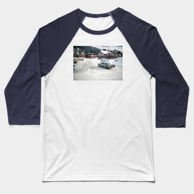 The Boarderline Caddy Baseball T-Shirt by Crude Magazine